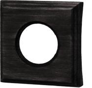 Bironi Шедель Дерево Угольно-черный Форма квадрата Рамка 1-ая на бревно диаметр 260 мм (скрытый монтаж)