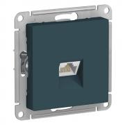 Atlas Design Изумруд Розетка компьютерная 1-ая RJ45, кат.5e