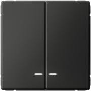 ArtGallery Базальт Выключатель 2-кл с подсветкой