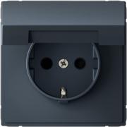 ArtGallery Грифель Розетка с/з со шторками с крышкой безвинтовые клеммы