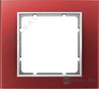 Рамкa
B.3,  1 пост,   цвет - красный,  белый матовый,  металл