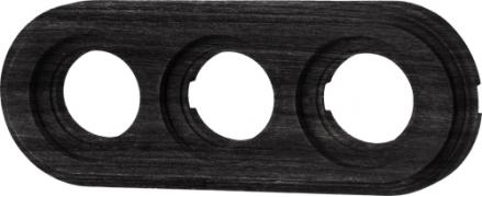 Bironi Лизетта Дерево Угольно-черный Рамка 3-ая на бревно диаметр 220 мм (накладной монтаж)