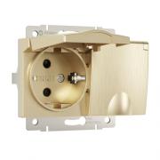 Розетка
Alumax,  Slab,  Senso,  Baguette,  Acrylic,  Platinum,  Elite,  Snabb,  Stream,  Flock,  Stark,  Fiore,  Favorit,  Diamant,  Aluminium,  Antik,  Metallic,  со шторками,  с крышкой,  с заземлением,  двойная,  винтовые клеммы,   цвет - шампань рифл