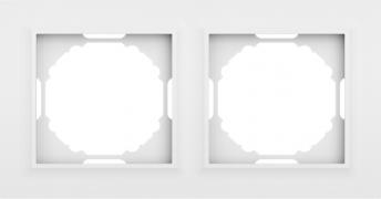 Donel A07 Wave Матовый Белый Рамка 2-ая