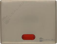 КлавишаArsys, одноклавишный, с подсветкой, с индикацией, цвет - светло-бронзовый