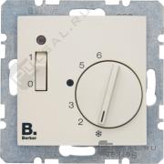 Терморегулятор 10А, НЗ-контакт, 230В
S.1,  поворотный,  датчик t° воздуха (встроенный),  без таймера,   цвет - бежевый глянцевый