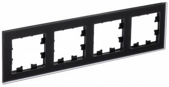 Atlas Design Nature Матовое Стекло черный Рамка 4-ая