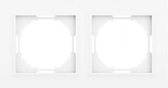 Donel A07 Wave Белый Глянцевый Рамка 2-ая