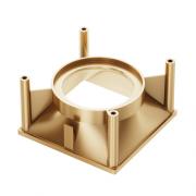 Maytoni Alfa LED Матовое Золото Декоративная рамка-отражатель для накладных светильников серии, C065-01MG