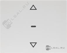 Кнопка для вставки жалюзи
K.1,  без фиксации,   цвет - белый глянцевый