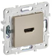 IEK Skandy Шампань Розетка HDMI