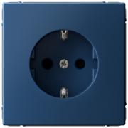 ArtGallery Аквамарин Розетка с/з со шторками  безвинтовые клеммы