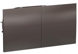 Atlas Design Мокко Розетка двойная с/з со шторками со сдвиж. крышкой в сборе