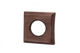 Bironi Шедель Дерево Винтаж Форма квадрата Рамка 1-ая на бревно диаметр 240 мм (скрытый монтаж)