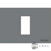 Рамка (итальянский стандарт)
Zenit,  1 модуль,   цвет - серебряный,  пластмасса