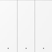 Donel A07 Белый глянцевый Клавиша 3-ая с подсветкой