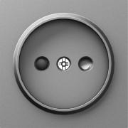 Donel A07 Сталь Накладка Розетки б/з со шторками