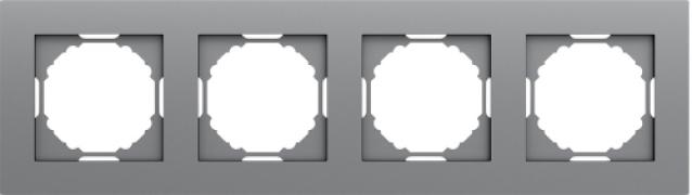 Donel A07 Матовый Серый Рамка 4-ая