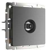 Розетка оконечная
Alumax,  Split,  Slab,  Senso,  Baguette,  Acrylic,  Platinum,  Elite,  Snabb,  Stream,  Flock,  Stark,  Fiore,  Favorit,  Diamant,  Aluminium,  Antik,  Metallic,  телевизионная (TV),  одинарная,   цвет - графит матовый