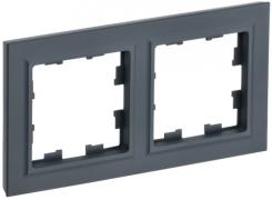 IEK Brite Base Графит Рамка 2-ая
