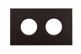 Bironi Шедель Бриз Коричневый матовый Рамка 2-ая (скрытый монтаж)