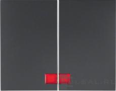 Клавиши
K.1,  двухклавишный,  с подсветкой,  с индикацией,   цвет - антрацит матовый