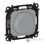 Механизм светорегулятора (диммера) 5-300 Вт/ВА, для LED 5-75 ВА
Valena Allure,  поворотно-нажимной,  лампы накаливания и галогенные 220В (R),  лампы с индукционным (обмоточным) трансформ.(L),  лампы с электронным (емкостным) трансформ.(C),  диммируемые л