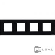 Рамка
Zenit,  4 поста,   цвет - черное стекло,  стекло