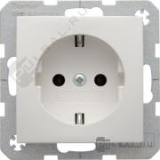 Розетка
S.1,  B.3,  B.7,  без шторок,  с заземлением,  одинарная,  безвинтовые клеммы,   цвет - белый матовый