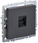IEK Brite Base Графит Розетка Компьютерная 1-ая RJ45 Cat.5e (UTP)