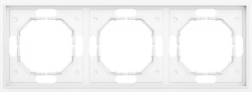 Donel S08 Белый глянцевый Рамка 3-ая