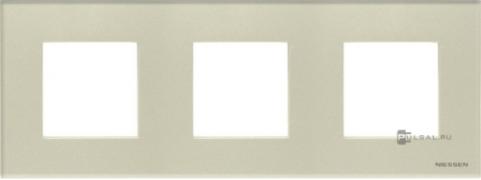 Рамка
Zenit,  3 поста,   цвет - жемчужное стекло,  стекло