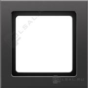 Рамкa
Q.3,  1 пост,   цвет - антрацит бархат,  пластмасса