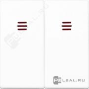 КлавишиSimon 82 Detail, Simon 82 Nature, Simon 82, двухклавишный, с подсветкой, цвет - белый