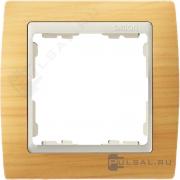 РамкаSimon 82, 1 пост, цвет - сосна, слоновая кость, дерево