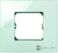 РамкаSimon 27 neos, 1 пост, цвет - салатовый, пластмасса