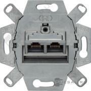 Механизм розетки компьютерной RJ45 Cat.6 (STP)
R.1,  R.3,  R.8,  R.Classic,  K.1,  K.5,  Q.1,  Q.3,  Q.7,  S.1,  B.3,  B.7,  1930,  Glas,  двойная