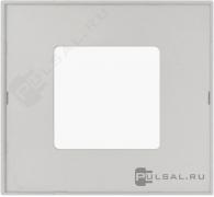 Рамка-декорSimon 27 play, 1 пост, цвет - серый полупрозрачный, пластмасса