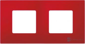 Рамка-декорSimon 27 play, 2 поста, цвет - красный, пластмасса