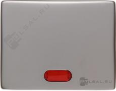 КлавишаArsys, одноклавишный, с подсветкой, с индикацией, цвет - нержавеющая сталь