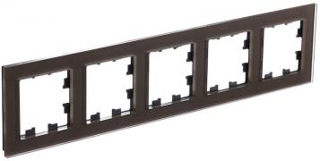 Atlas Design Nature Стекло Мокко Рамка 5-ая