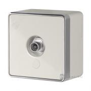 Розетка оконечная
Gallant,  телевизионная (TV),  одинарная,   цвет - слоновая кость