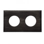 Bironi Шедель Дерево Угольно-черный Форма квадрата Рамка 2-ая (скрытый монтаж)