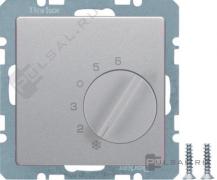 Терморегулятор 10А, ПК-контакт, 230В
Q.1,  Q.3,  Q.7,  поворотный,  датчик t° воздуха (встроенный),  без таймера,   цвет - алюминий бархат