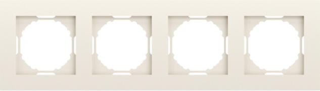 Donel A07 Матовый Кремовый Рамка 4-ая