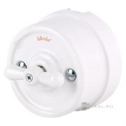 Переключатель поворотный
Retro,   цвет - белый