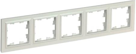 IEK Brite Base Жемчуг Рамка 5-ая