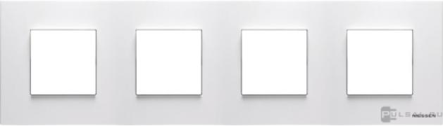 Рамка
Zenit,  4 поста,   цвет - белый,  пластмасса