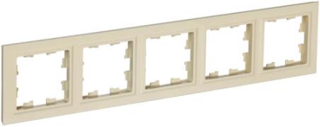 IEK Brite Base Бежевый Рамка 5-ая