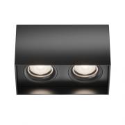 Потолочный светильник Slim GU10 2x50Вт
Maytoni,  C015CL-02B,  черный,  неповоротный,   цоколь - GU10,   мощность - 50 Вт